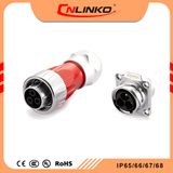 Cnlinko IP67 M24 Panel Dust Cover Plugs Copper Pin Female Male Power Connectors for LED Strip Factory