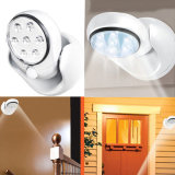 LEDs Cordless Motion Activated Sensor Light Lamp 360 Degree Rotation Wall Lamps White Porch Light for Indoor and Outdorr