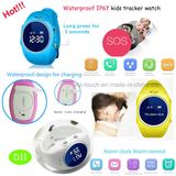 IP67 Waterproof GPS Kids Tracker Watch with GPS+Lbs+WiFi Position (D11)