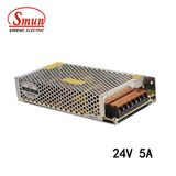 Smun S-120-24 120W 24V 5A Single Output Switching Power Supply