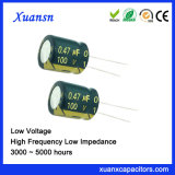 Low Voltage 100V Electrolytic Capacitor High Frequency
