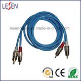 RCA Cable, 2 RCA to 2 RCA, with Metal Shell Assembly