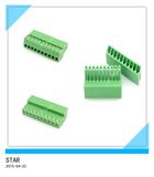 10-Pin 3.81mm Screw Pluggable (Right Angle Pin) Terminal Block Connector