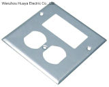 American 2g COM Stainless Steel Cover (Decora & Duplex) UL Listed