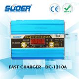 Suoer Digital Display 12V 10A Portable Smart Fast Battery Charger with Ce (DC-1210A)