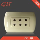 Copper South American Wall Socket