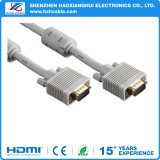 3.3FT White HD15p M to M VGA Cable