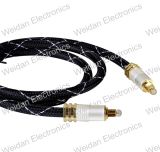 Premium Luxuary Toslink Cable with Nylon Sleeve Jacket