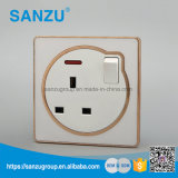 White Circle Design Acrylic High Quality Wall Switch