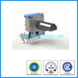 14mm Vertical Type Insulted Rotary Potentiometer with 6 Pins for Volume Control