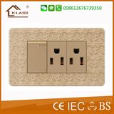 American Standard 1 Gang 1 Way +3pin Wall Switch Socket