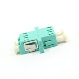 LC with Flange Om3 Multimode Duplex Fiber Optical Adapter