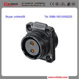 Waterproof IP67 2pin Panel Mount Connector