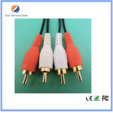 3xrca Y Splitter AV Adapter Audio & Video Cable 1.8m