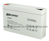 SBB Security Alarm System Battery 6V7ah with CE RoHS UL