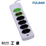4 Outlets 2 USB Charger Extension Socket (Power Strip)