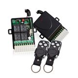 DC 12V4 CH 10 a Learning Code RF 315MHz/433MHz Garage Remote Controller
