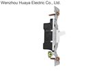 American Toggle Framed Single-Pole AC Quiet Switch UL Listed