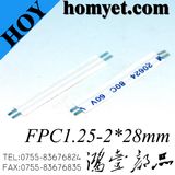 1.25mm Pitch 2*28mm FPC Connector