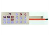 Custom Embossed Pet Membrane Switch Keypad / Thin Film Switch