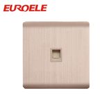 Nice Aluminum Alloy Gold Color Data and Tel Socket