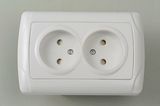 European Double Socket Outlet with Protection 7102X