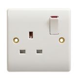 Hot 13A 250V Switch Socket