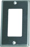 Stainless Steel, 1-Gang Decora/GFCI Device Decora Wallplate