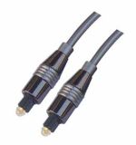 1.8m/6FT Metal Gray Digital Optical Audio Toslink Cable
