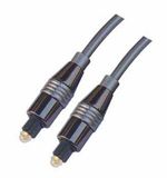 1.8m/6FT Metal Gray Digital Optical Audio Toslink Cable