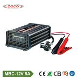 12V 5A Automatic Lead Acid External Car 7-Stage Battery Charger