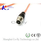 RF Female Waterproof M12 6 Pin Terminal Electrical Cable Connector
