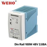 Mdr-100-48 Minisize DIN Rail 100W 48V Power Supply 110/220V AC/DC Constant Voltage