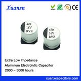 470UF 16V SMD Ultra Low Impedance Aluminum Electrolytic Capacitor