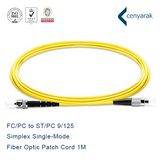 FC to St PVC Jacket Sm Fiber Optic Patch Cord