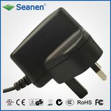 5watt/5W Power Adapter with UK Pin, Ce, GS Certificated