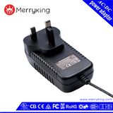 UK EU Market 24V 1.5A AC DC Power Adapter