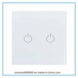 Factory Customizing 2-Gang Energy-Saving Crystal Toughened Glass Energy-Saving Switch
