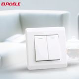 Pakistan Standard Two Gang One Way Wall Switch