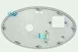 Customs Plastic Backer with Membrane Switch Control with LED