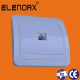 EU Style Flush Mounting Wall Phone Socket (F2007)