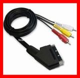 21 Pin Scart Cable to 3RCA Cable