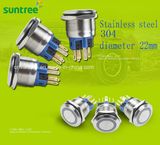 Automotive Electrical Switches Flat Actuator Pushbutton Switch