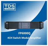(FP6000Q) Professional 4 Channel Transistor Tube Push-Pull Amplifier