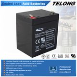 12V 5ah Rechargeable Sealed Lead Acid Battery for LED Light