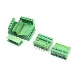 3.96mm 6pin Green PCB Screw Terminal Block Connector