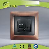 China TUV Certified EU Standard Metal Zinc Tel Socket Manufacturer