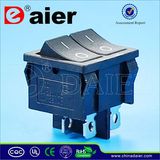 Black 4pin on-off 6A 250V Rocker Switch