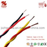 Multi Color Stranded Copper Core Wire and Cable PVC Insulated Soft Wire Rvs Electric Cable