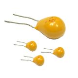 330UF Yellow Radial Tantalum Capacitors Lead Free Tmct01